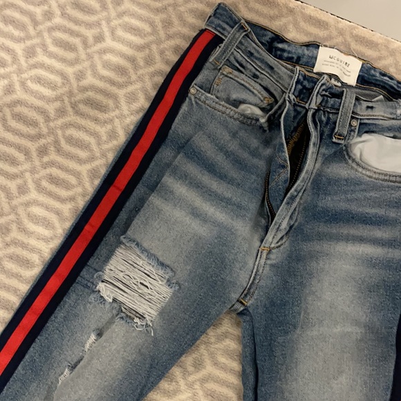 Jeans with Red Stripe - Picture 2 of 4